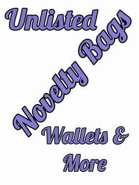 Unlisted Novelty Bags, Wallets and More